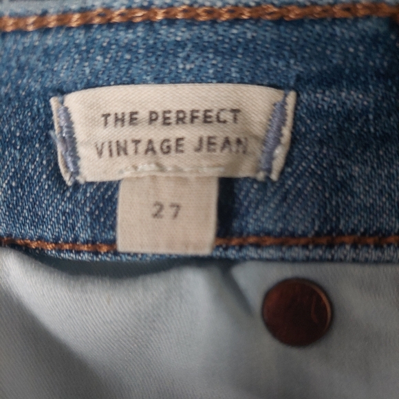 Madewell The Perfect Vintage Jean Size 27 - Picture 4 of 5